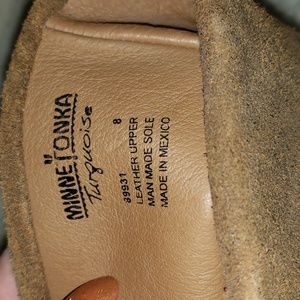 MINNETONKA BOOTS Brown Suede Size 8 Women's